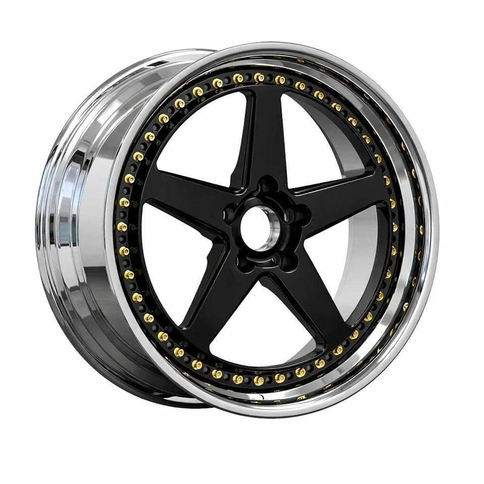 6061 Aluminum 3 Piece Bronze Wheels high quality