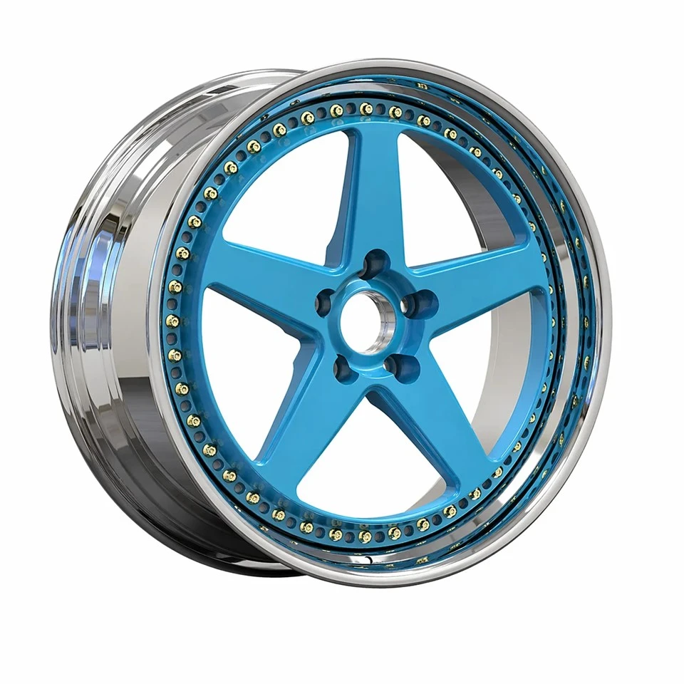 6061 Aluminum 3 Piece Bronze Wheels