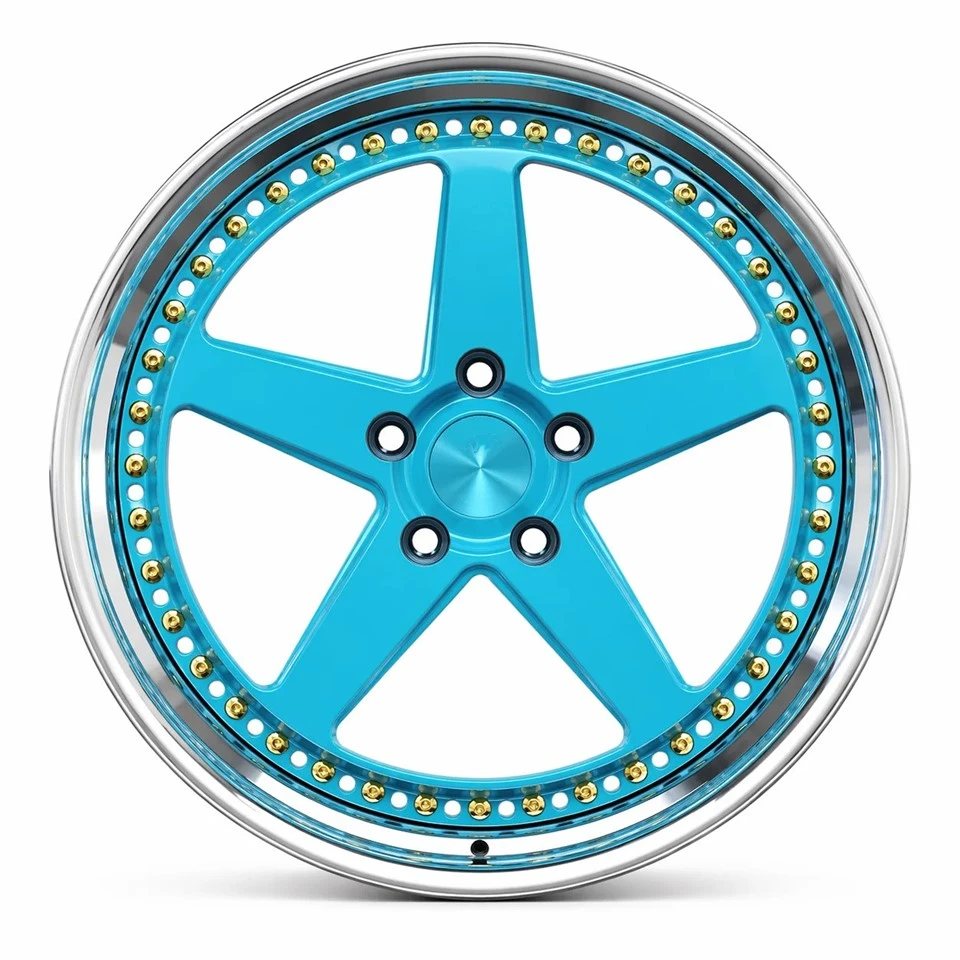6061 Aluminum 3 Piece Bronze Wheels suppliers