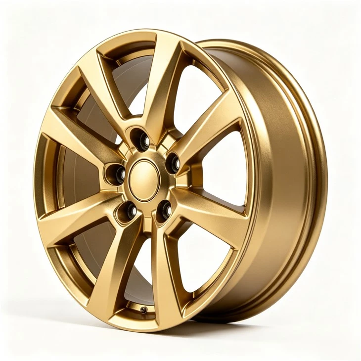 Gold Finish 6-Spoke Forged Alloy Wheel Rims factory