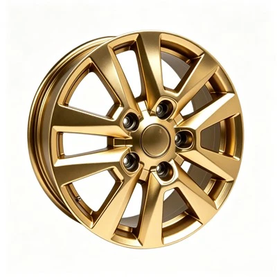 Gold Finish 6-Spoke Forged Alloy Wheel Rims