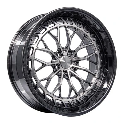 2-Piece Carbon Fiber Forged Wheels Lightweight Custom Rims For BMW Audi Porsche
